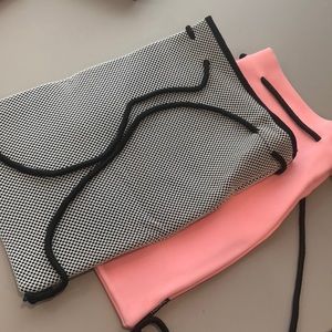 Triangl drawstring bags